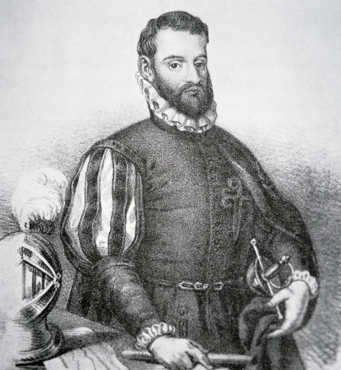 Pedro Menendez de Aviles (lito) autorstwa School American