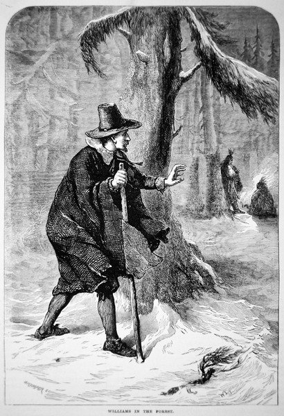 Roger Williams na pustyni (lito) autorstwa School American