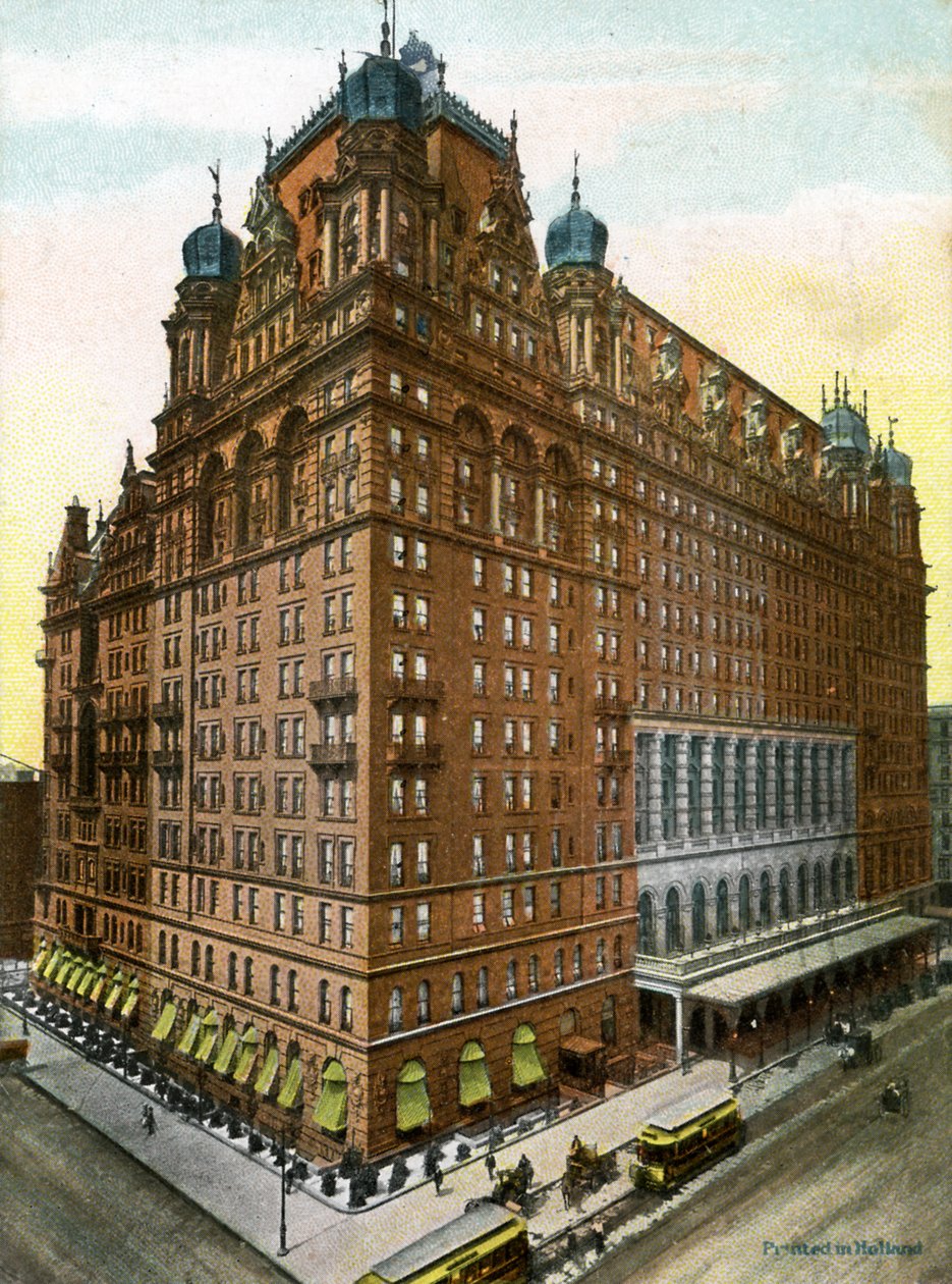 Hotel Waldorf Astoria, Nowy Jork (w druku) autorstwa School American
