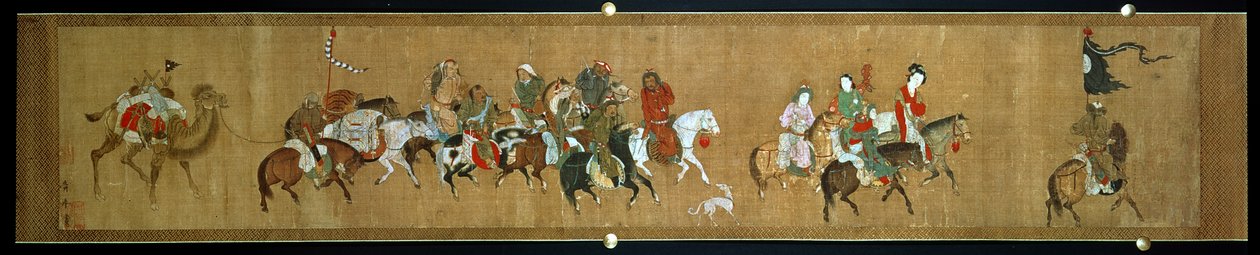 Konwój Mongołów, Chińczyków autorstwa School Chinese