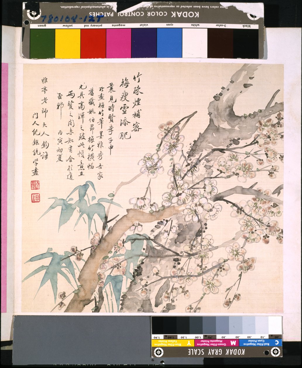 Album kwiatów i ptaków, data nieznana (tusz i kolor na jedwabiu) autorstwa School Chinese