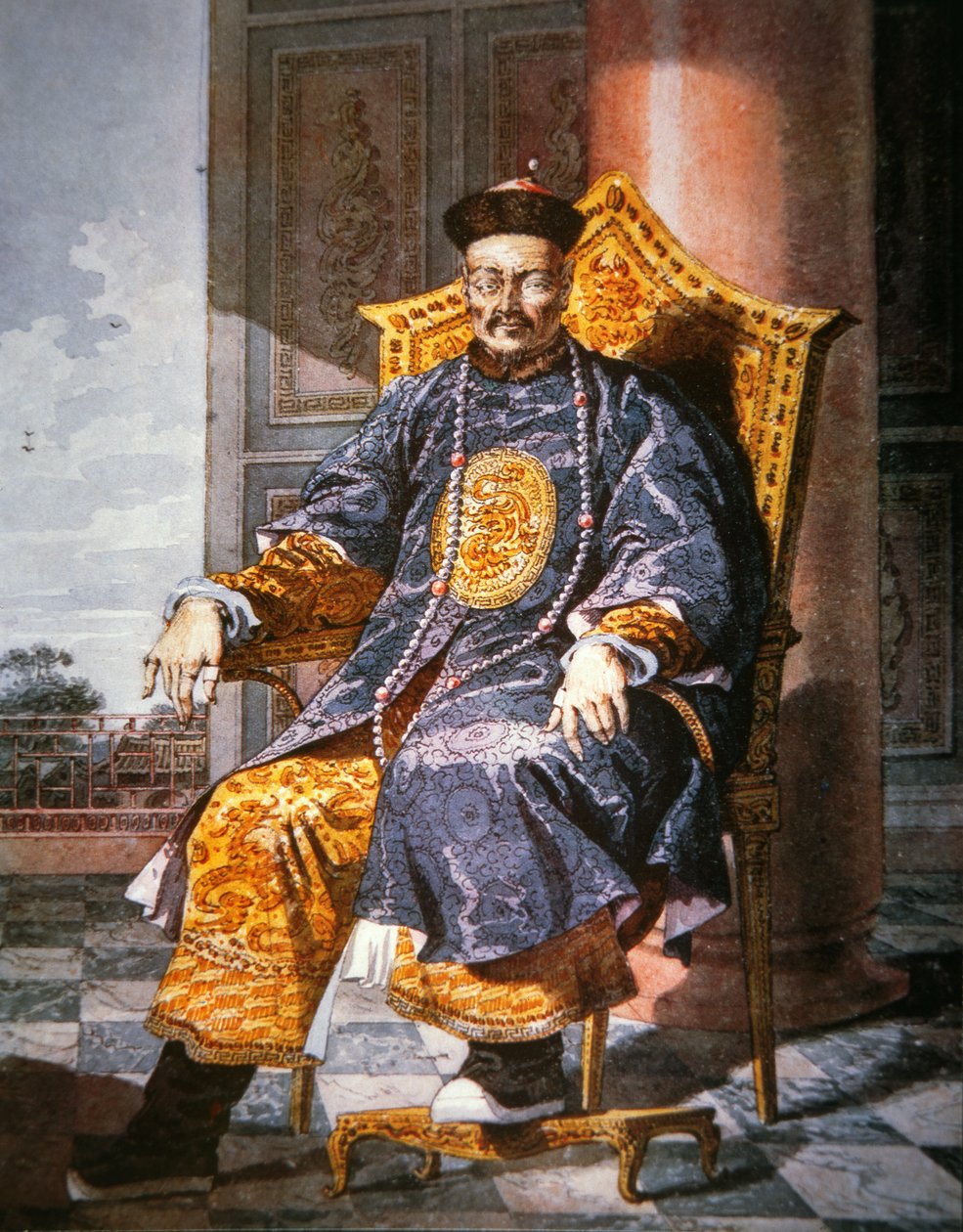 Chien lung autorstwa School Chinese