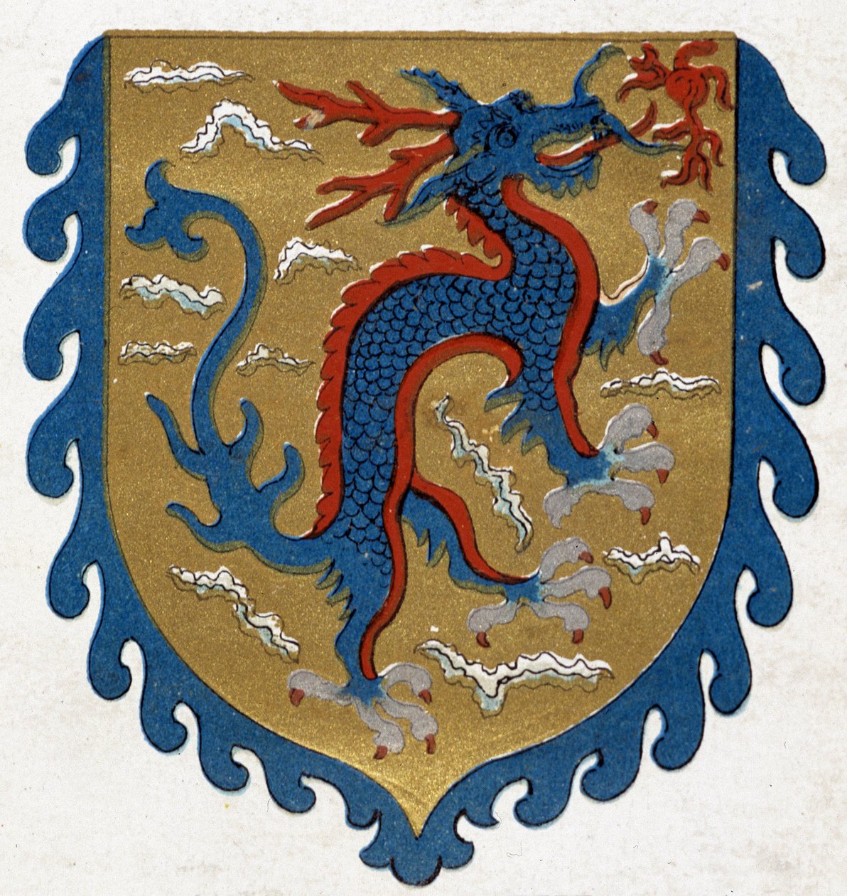 Odznaka chińskiego smoka autorstwa School Chinese