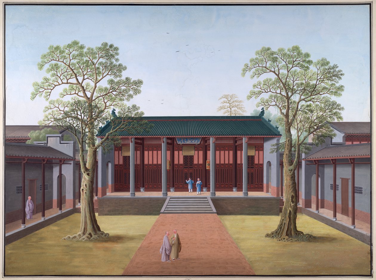 Świątynia Honam - Sala Tajemnicy Nirwany autorstwa School Chinese