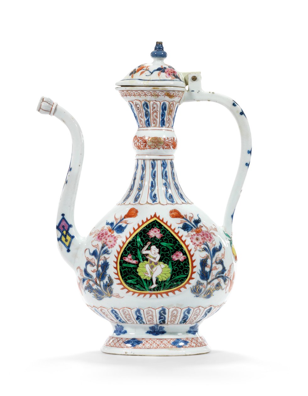 Dzbanek Rose-Imari i nakładka na rynek bliskowschodni, II ćw. XVIII w. (ceramika) autorstwa School Chinese