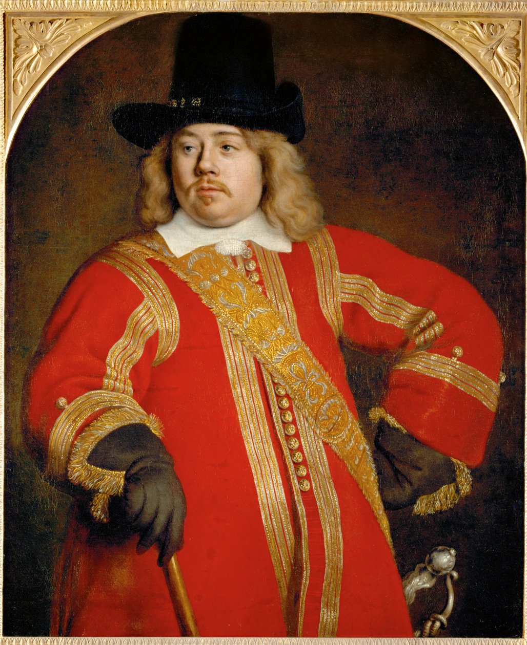Cornelis Tromp, holenderski admirał ... autorstwa School Dutch