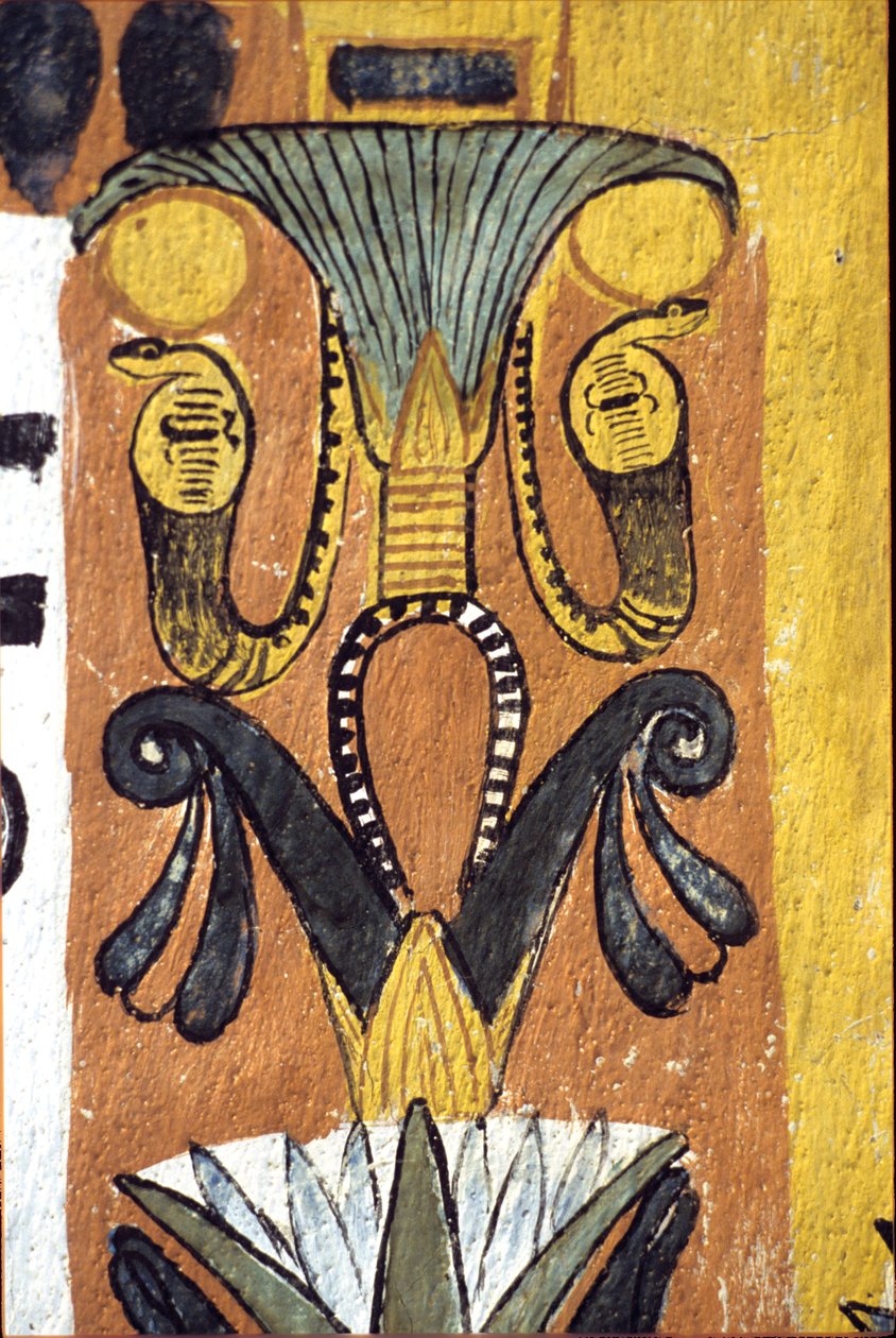 Starożytny Egipt, Malowidło ścienne Grób Sennedżema, Deir el Medina, Teby, Grób Szlachty autorstwa School Egyptian