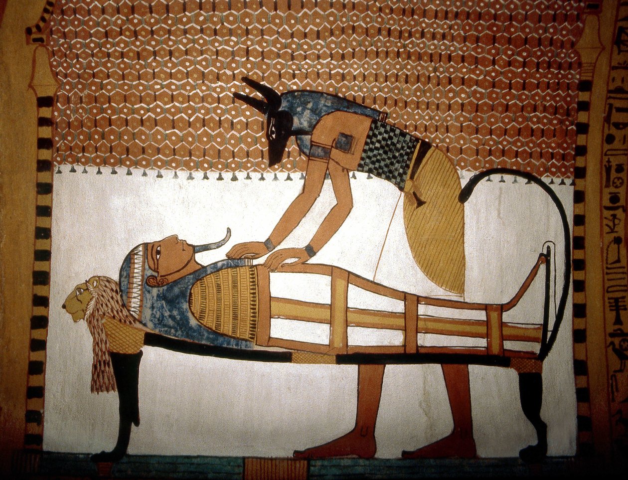 Luksor, Teby: Deir El Medineh, wioska i nekropolia rzemieślników. autorstwa School Egyptian