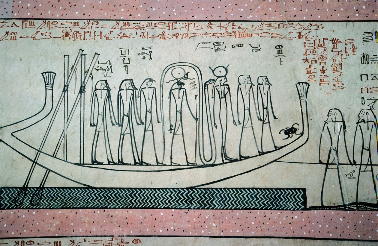 Luksor, Teby: Lewy brzeg NIL: Dolina Królów, grób Totmesa (Totmesa lub Tutmesa) III autorstwa School Egyptian