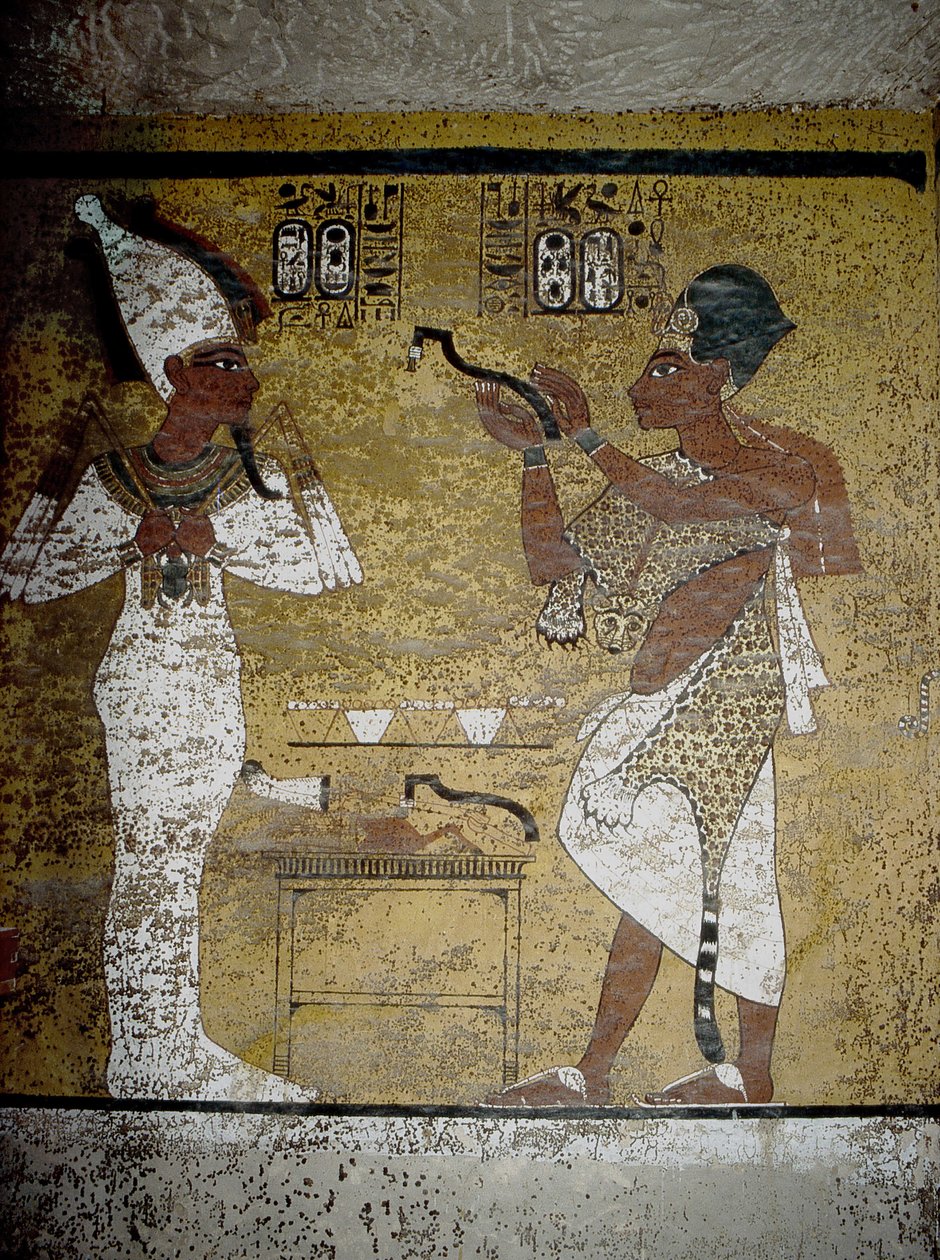 Luksor, Teby: Dolina Królów. Grobowiec Tutenchamona. autorstwa School Egyptian