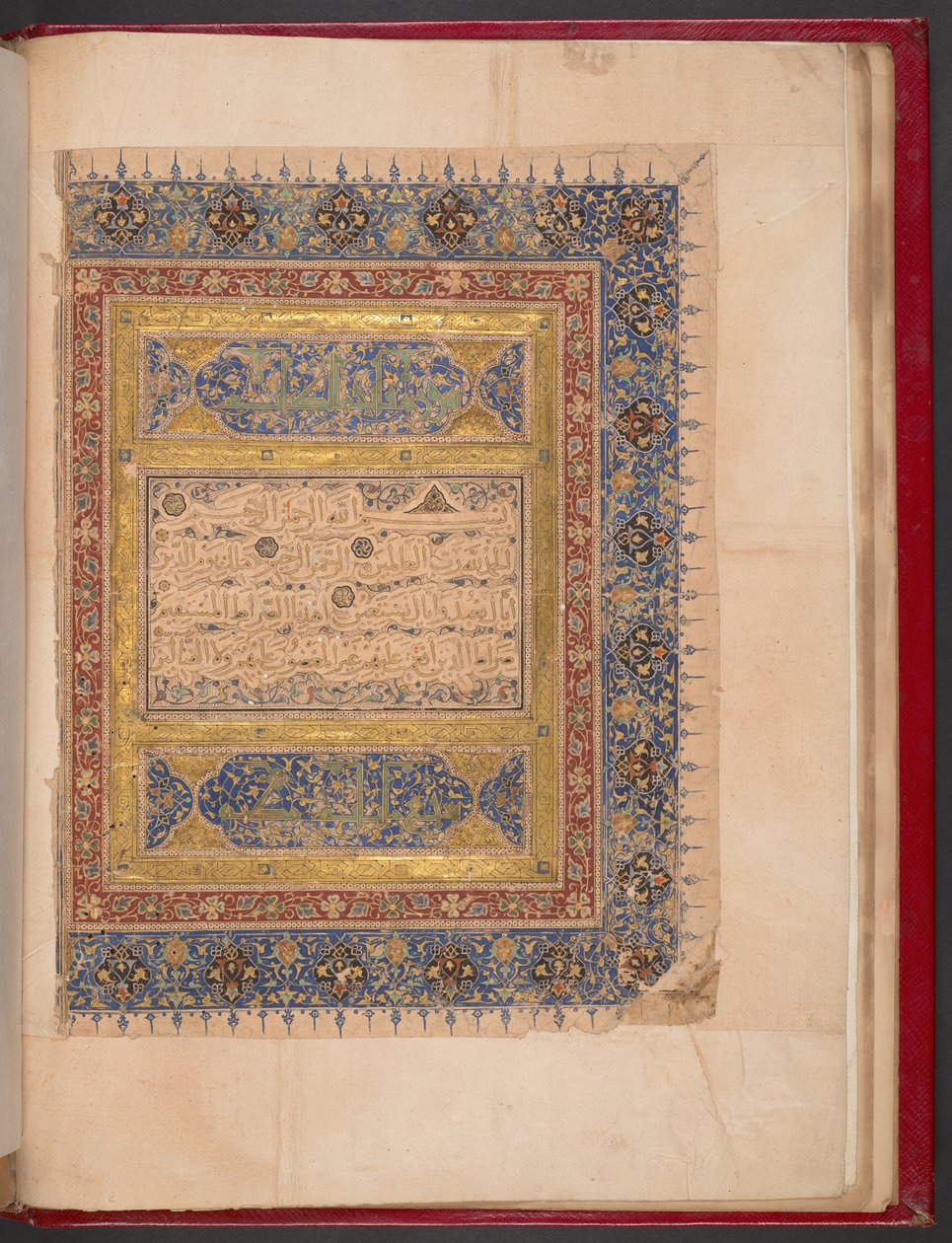 Koran w stylu mameluckim, Egipt autorstwa School Egyptian