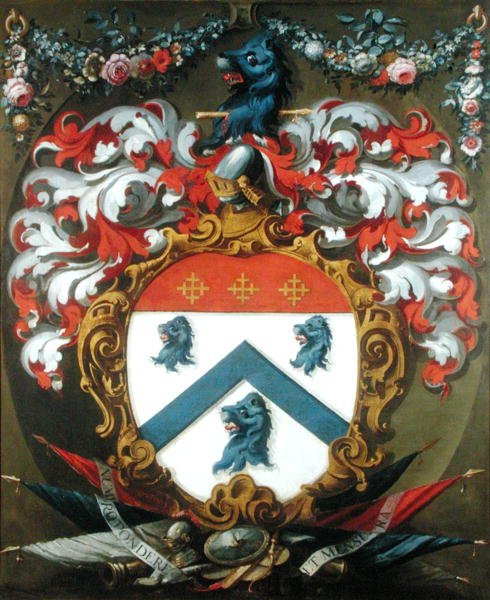 Herb Sir Christophera Wrena (1632-1723) autorstwa School English
