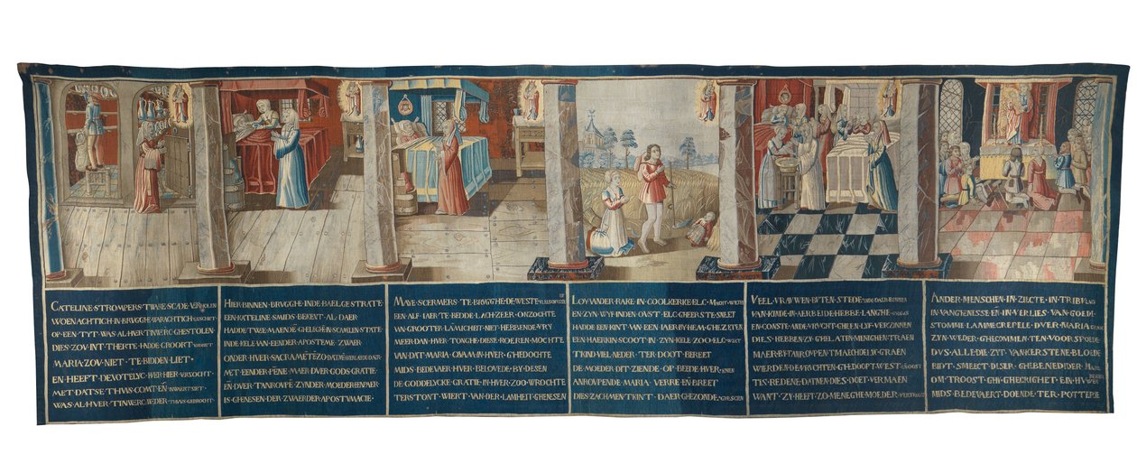 Cuda Matki Bożej z Garncarni (gobelin) autorstwa School Flemish