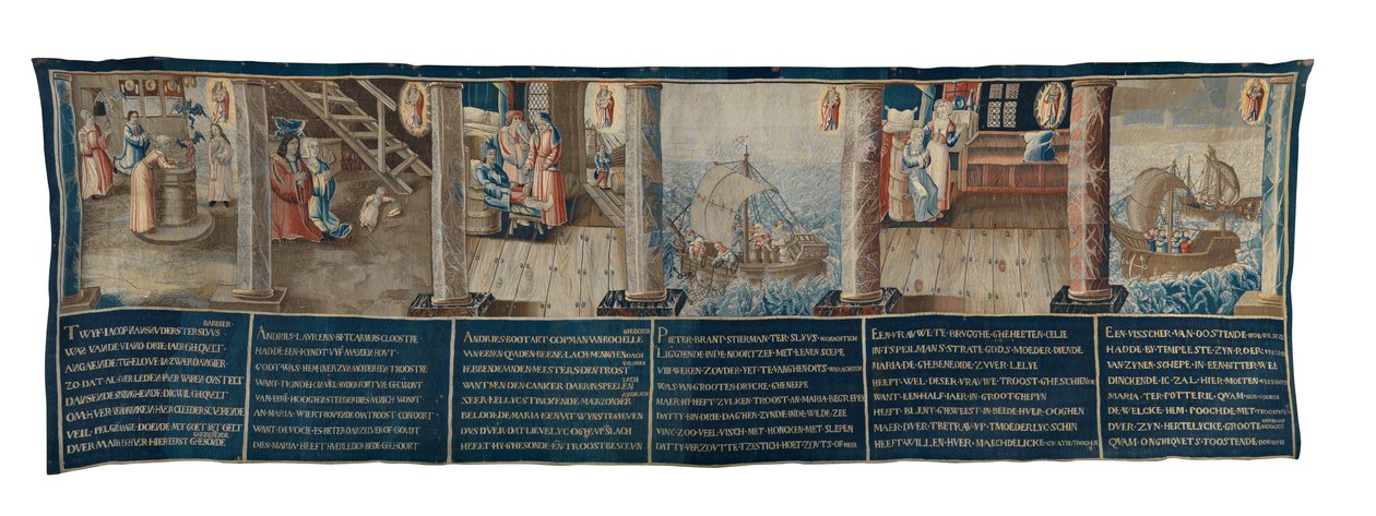 Cuda Matki Bożej z Garncarni (gobelin) autorstwa School Flemish