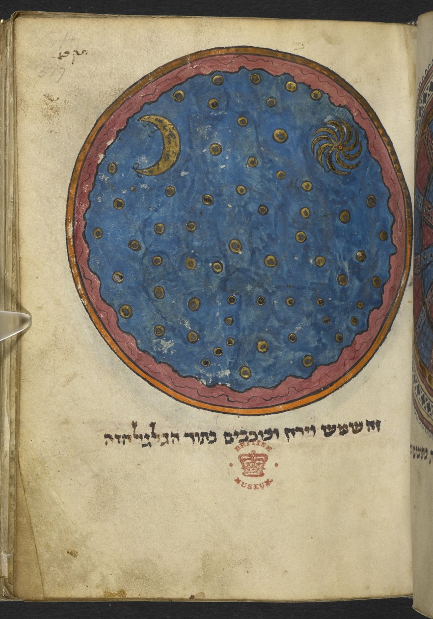 Dodaj MS 11639 f.517 Mezuzah, z „Miscellany of biblijnych i innych tekstów” („Miscellany Północnej Francji” lub wcześniej „The British Museum Miscellany”) autorstwa School French