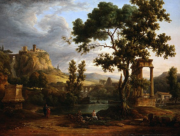 Arkadyjski Capriccio autorstwa School French