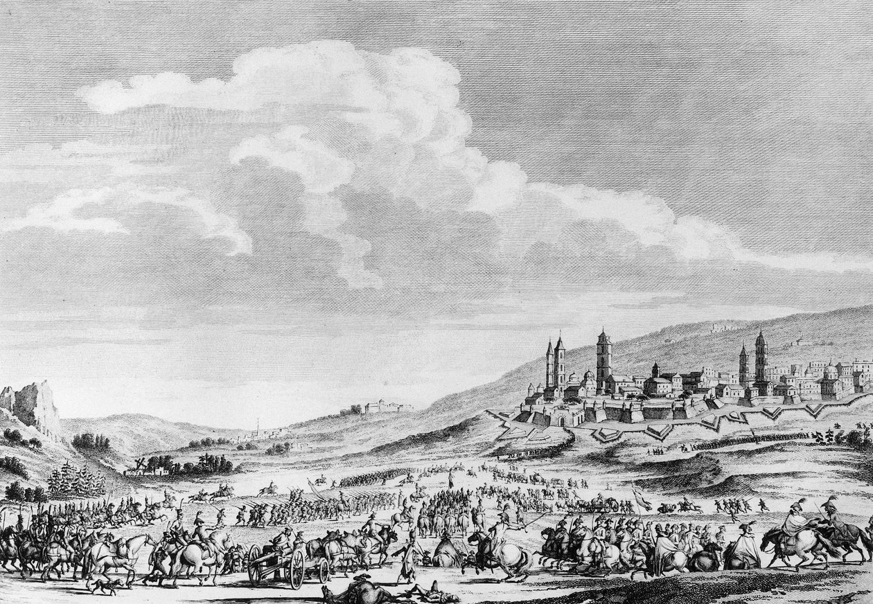Kampania włoska prowadzona przez generała Bonaparte (Napoleon I Bonaparte autorstwa School French