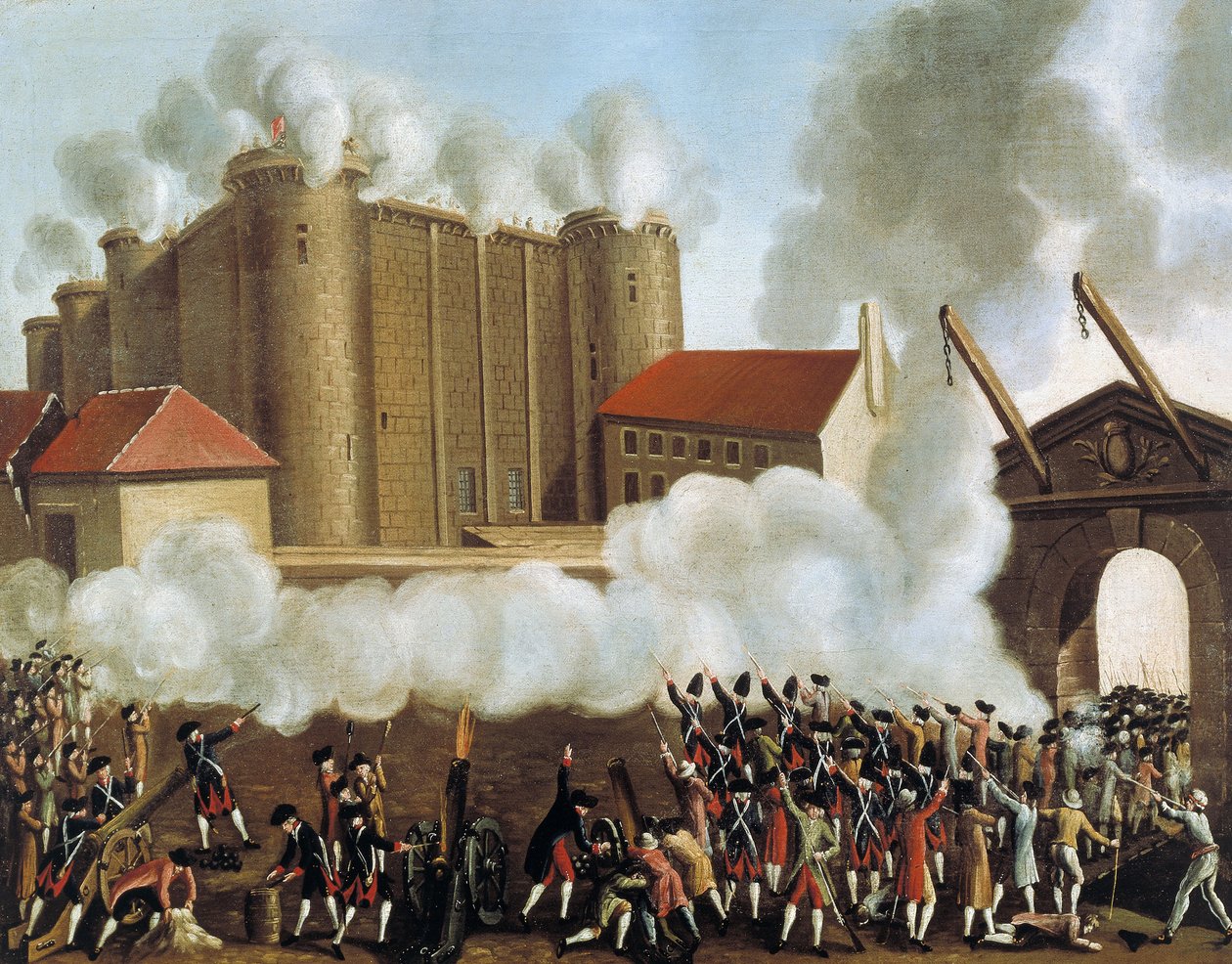 Zdobycie Bastylii, Paryż autorstwa School French