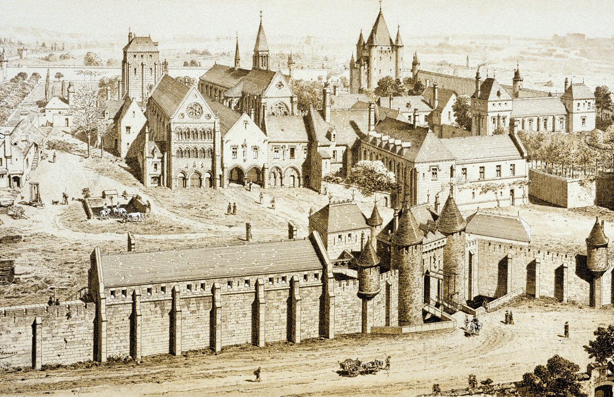Obudowa świątyni autorstwa School French