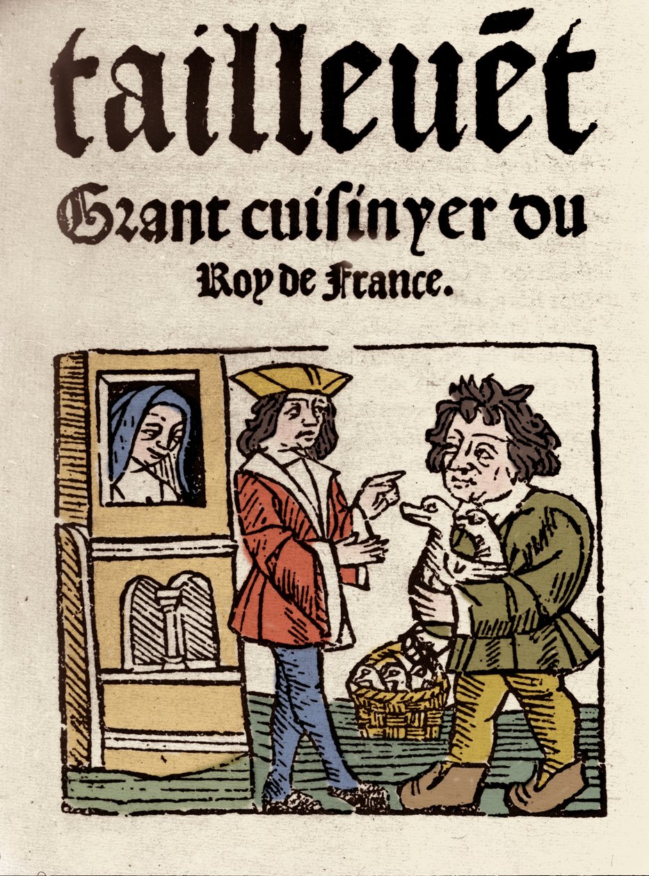 Frontyspis do „Le Viandier” (druk kolorowy cyfrowo) autorstwa School French