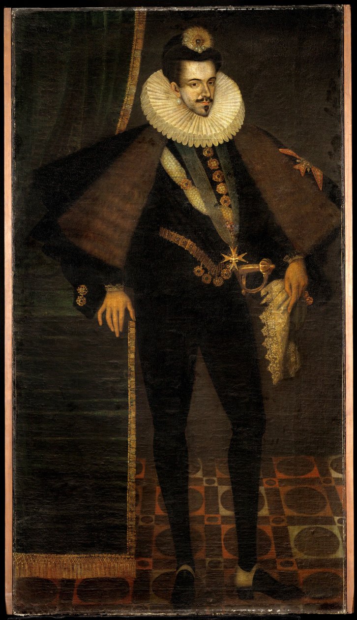Henryk III, król Francji, ostatni król z rodu Walezjuszy ... autorstwa School French