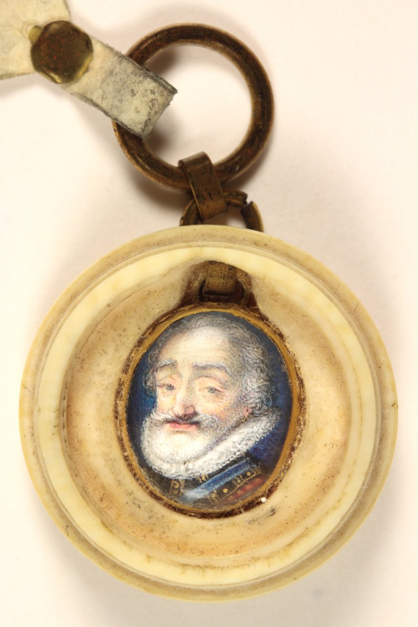 Henryk IV z Francji (akwarela na welinie) autorstwa School French