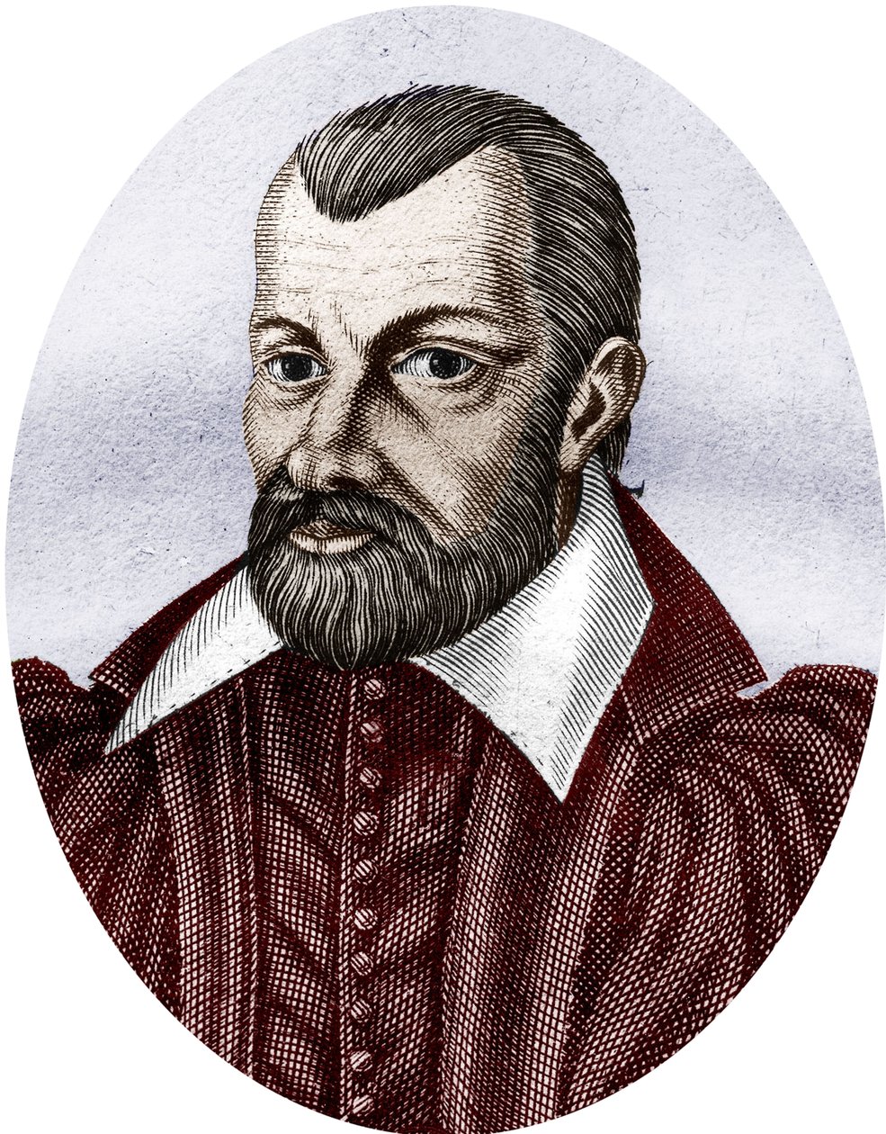 Jean Bodin 1530-1596 (kolorowa rycina) autorstwa School French