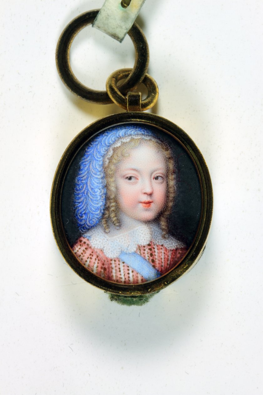 Ludwik XIV (emalia) autorstwa School French