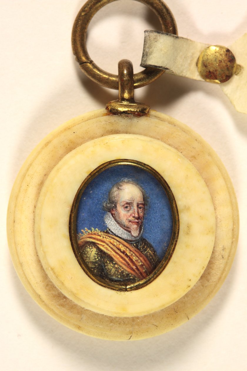 Maurice, Prince Of Orange (akwarela na welinie) autorstwa School French