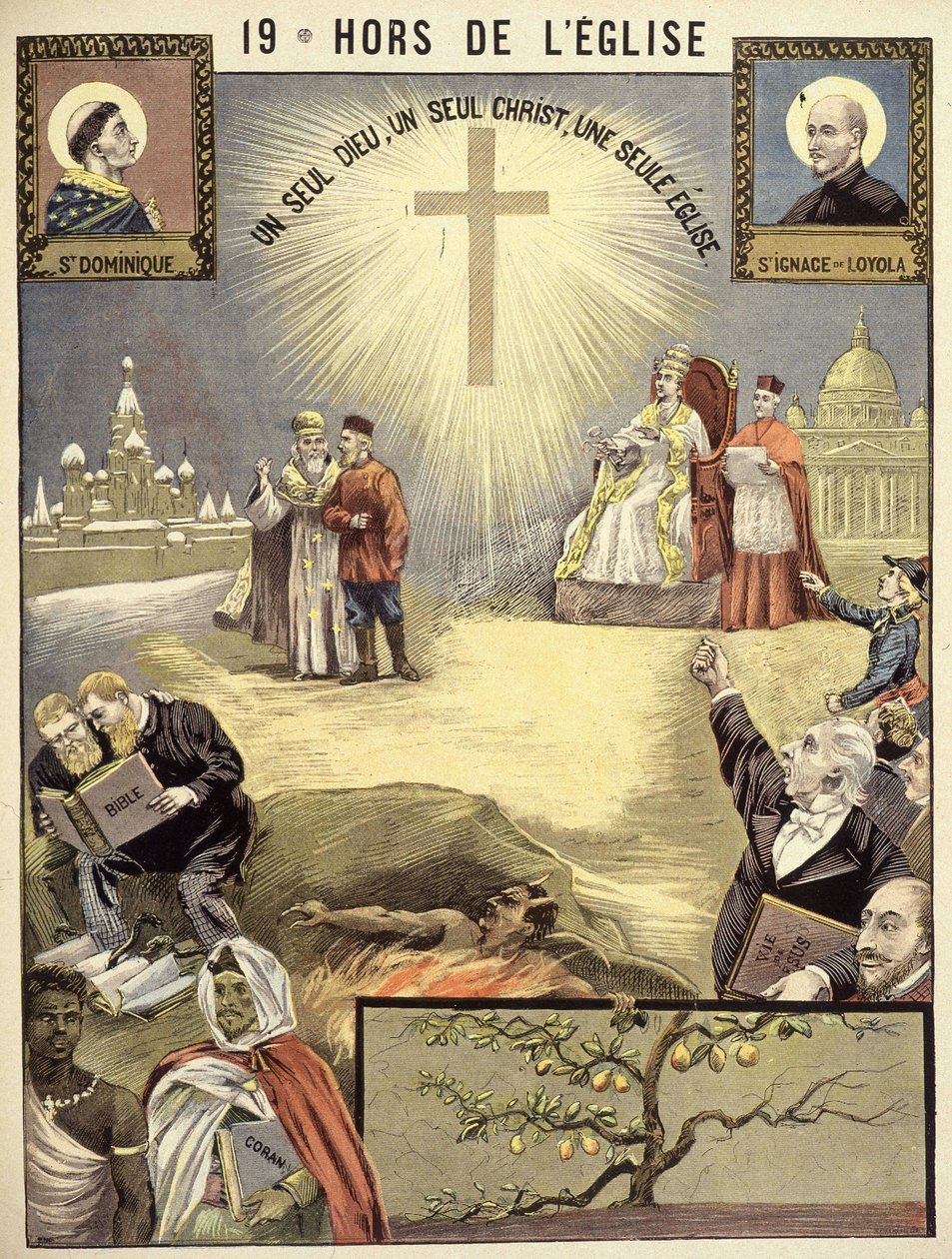 Jeden Bóg, jeden Chrystus, jeden Kościół. autorstwa School French