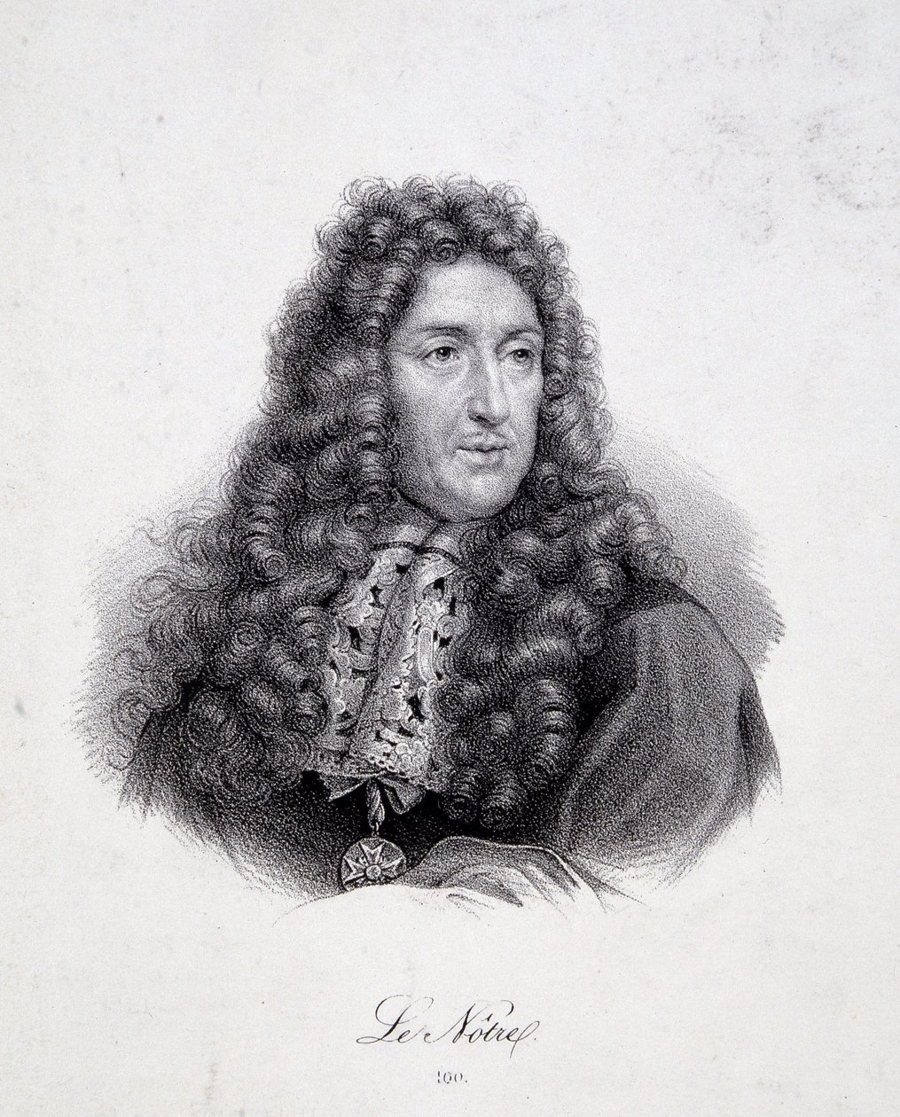Portret Andre Le Notre (Lenotre autorstwa School French