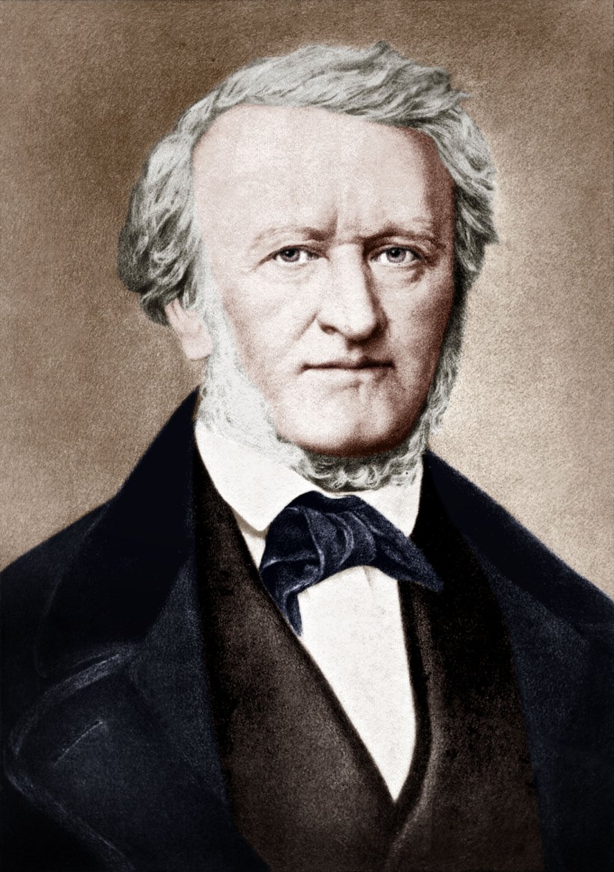 Richard Wagner (litografia kolorowa) autorstwa School German