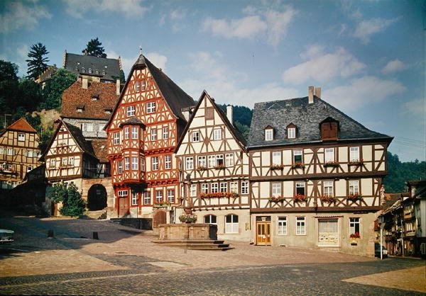 Widok na rynek autorstwa School German