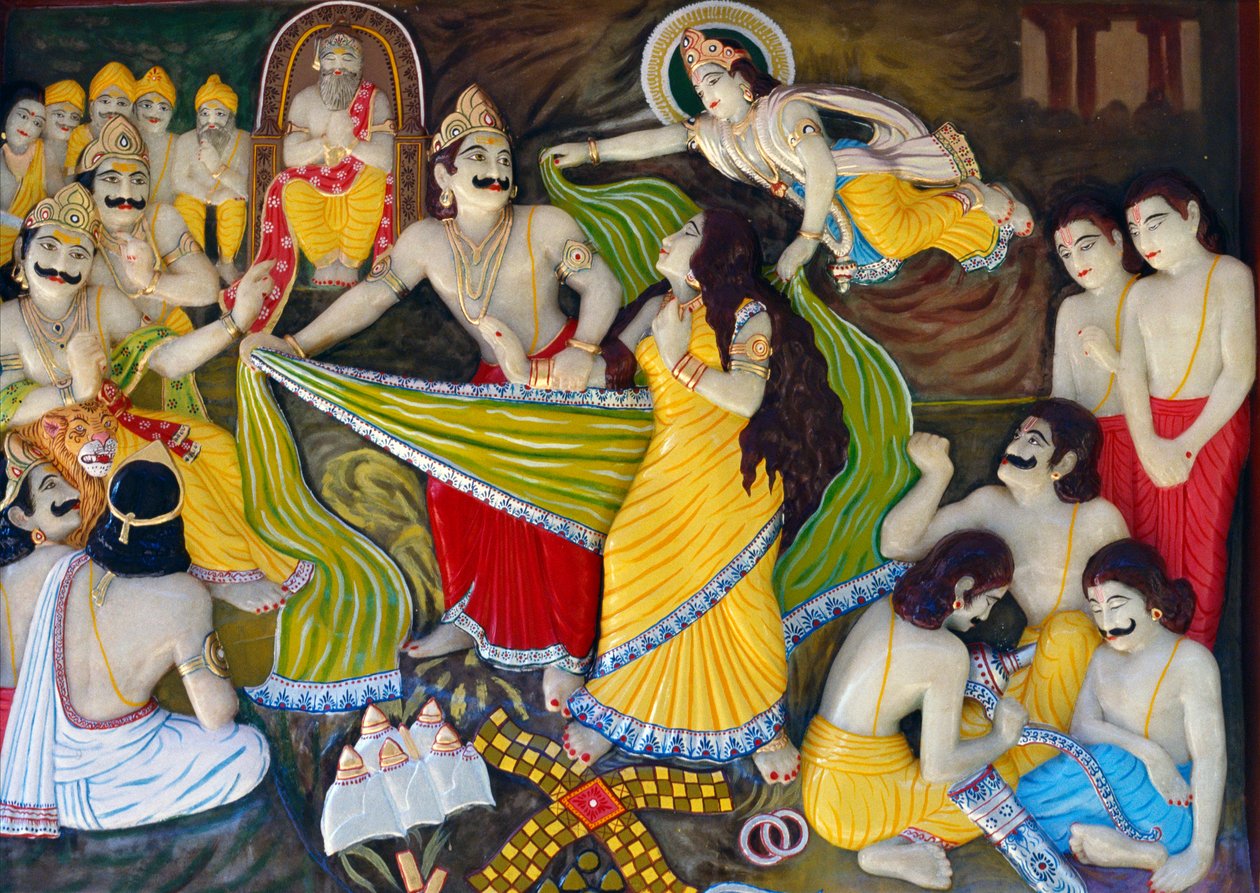 Draupadi Cheer-Haran By Dushasana Mahabharata autorstwa School Indian