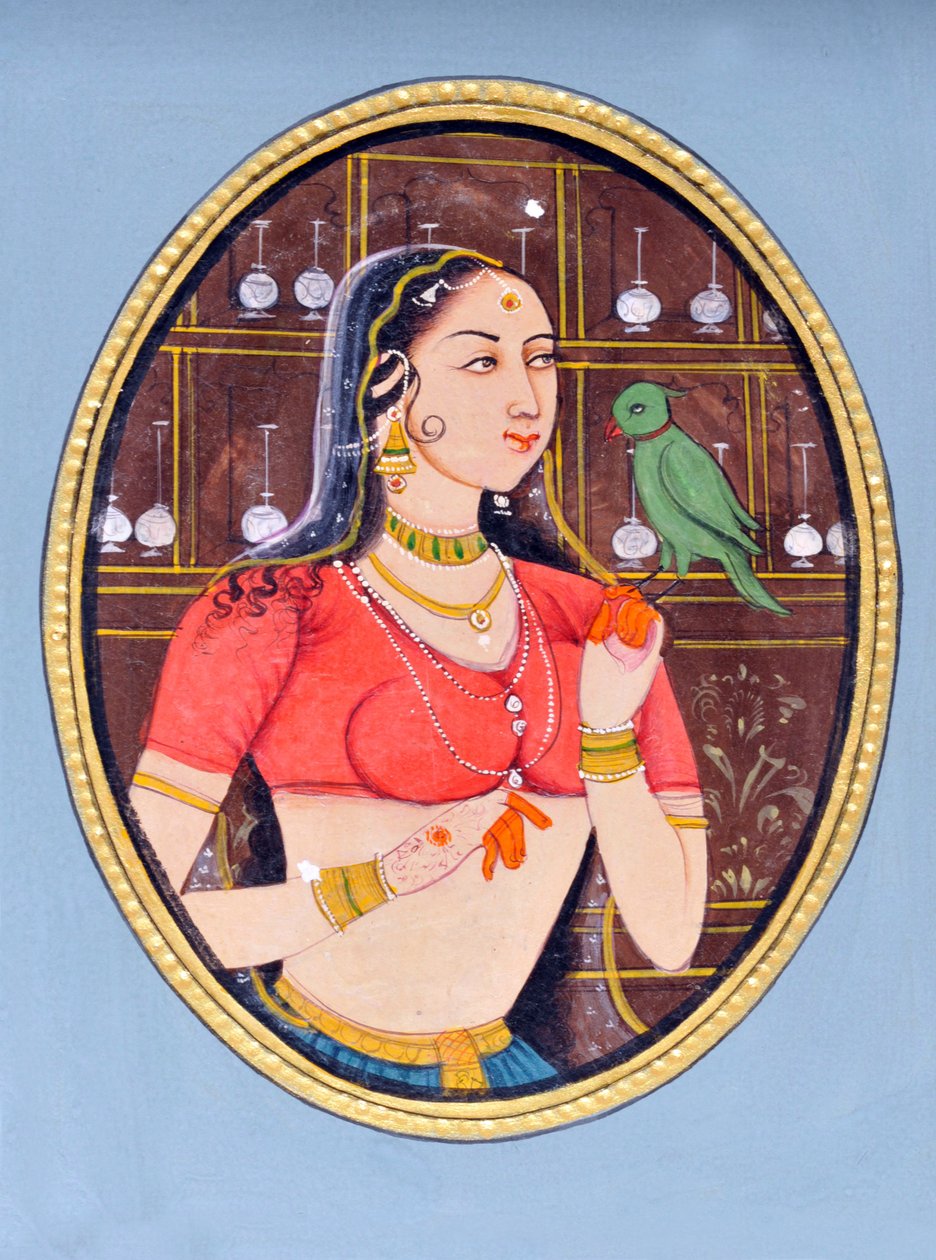 Miniaturowe malarstwo Jodha Bai Indie Azja autorstwa School Indian