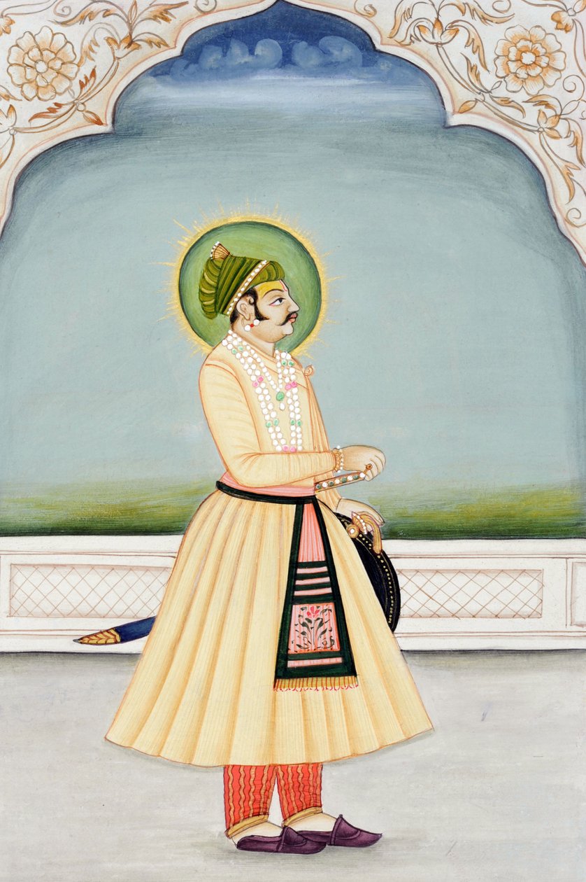 Malarstwo miniaturowe maharadży Kishana Singha, Jaipur autorstwa School Indian