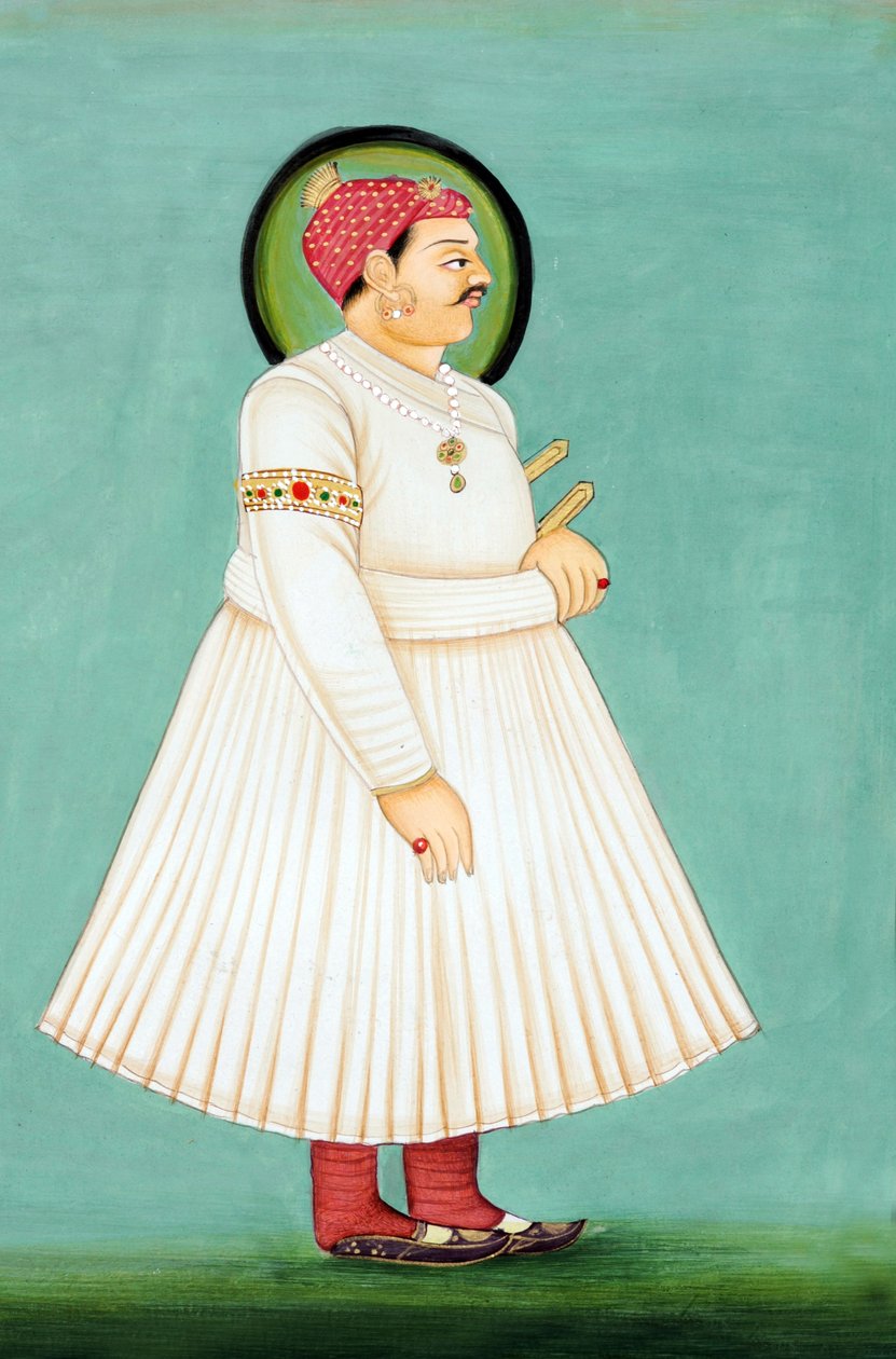 Malarstwo miniaturowe maharadży Sawai Ishwari Singha, Jaipur autorstwa School Indian