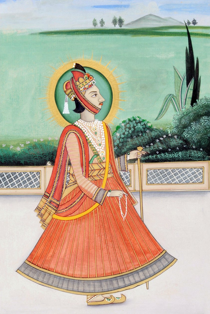 Malarstwo miniaturowe maharadży Sawai Jai Singha Trzeciego, Jaipur autorstwa School Indian