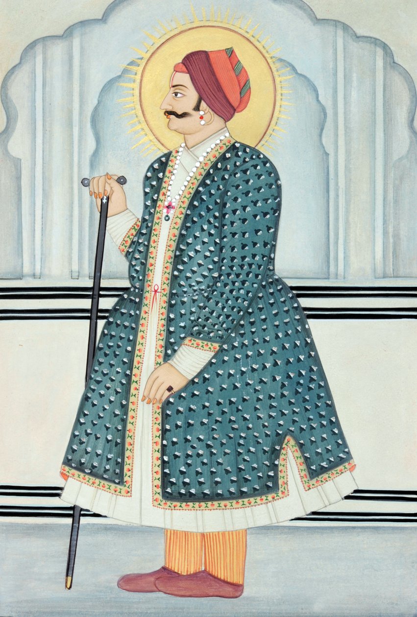 Malarstwo miniaturowe maharadży Sawai Jai Singh Two, Jaipur autorstwa School Indian