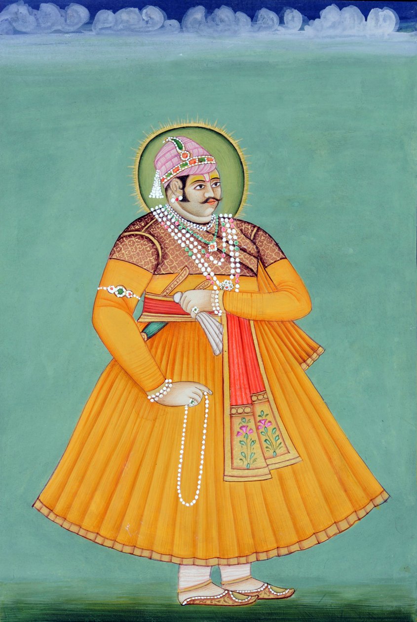 Malarstwo miniaturowe maharadży Sawai Madho Singha, Jaipur autorstwa School Indian