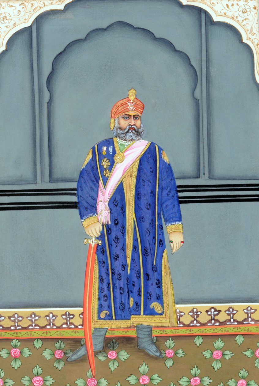 Malarstwo miniaturowe maharadży Sawai Madho Singha Drugiego, Jaipur autorstwa School Indian