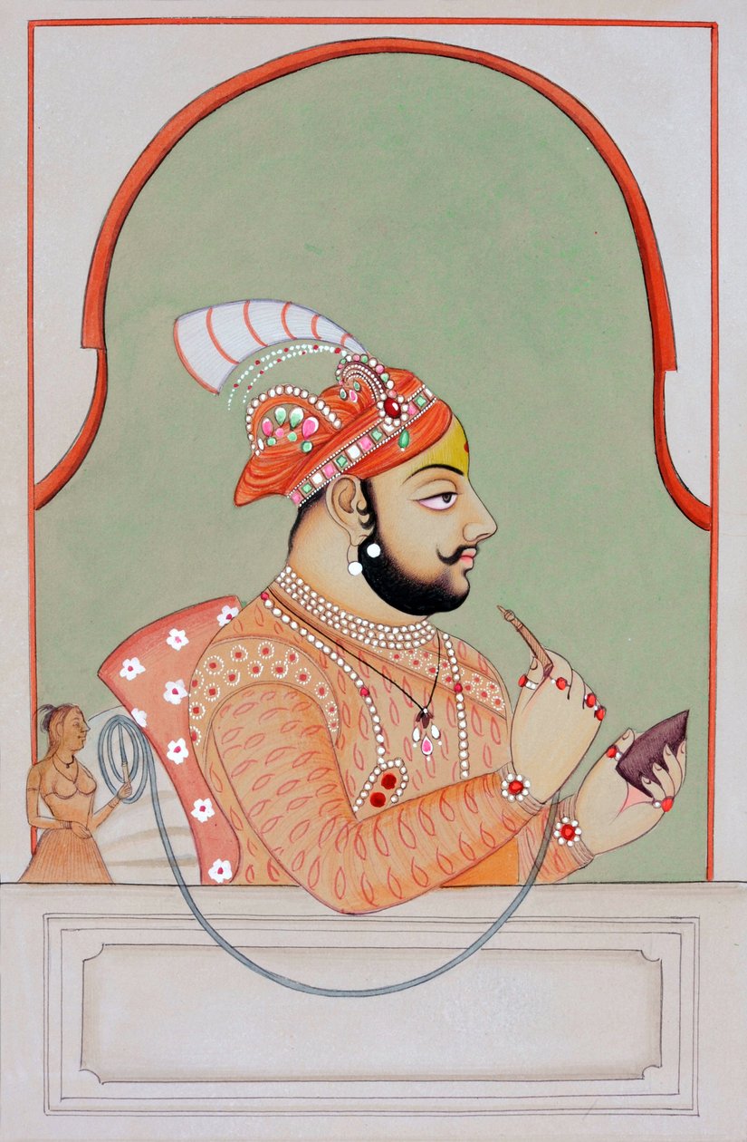 Miniatura przedstawiająca Maharana Jagat Singh Udaipur autorstwa School Indian