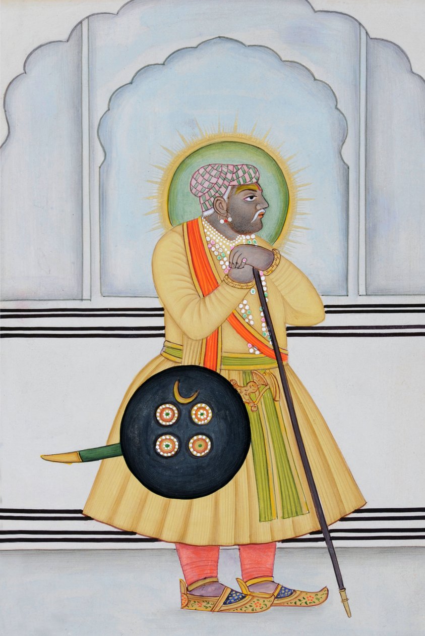 Malarstwo miniaturowe Mirza Raja Man Singh, Jaipur autorstwa School Indian