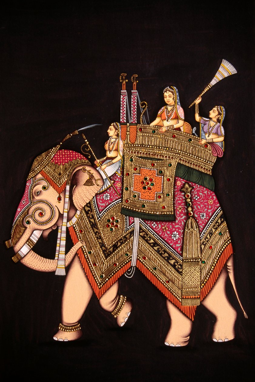Miniaturowy obraz Mumtaz Mahal na papierze autorstwa School Indian