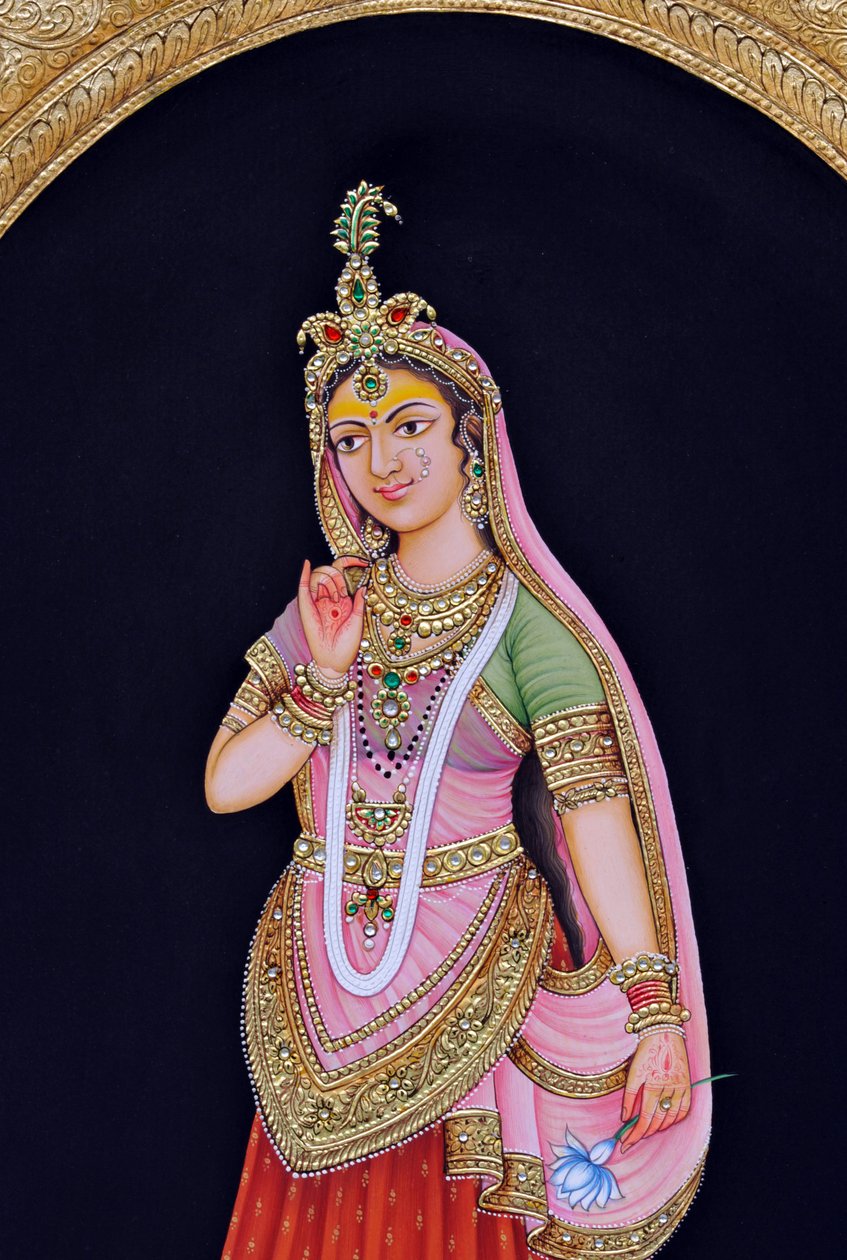 Miniaturowy obraz Radhy autorstwa School Indian