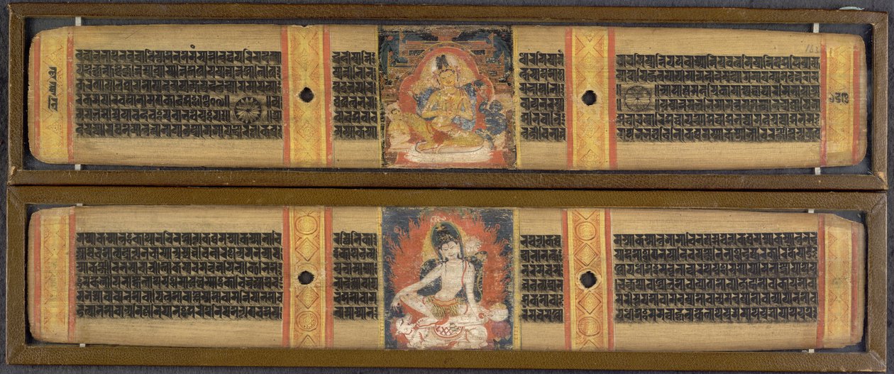 Lub. 6902, ff.163v-164 Avalokitesvara i Maitreya, z 