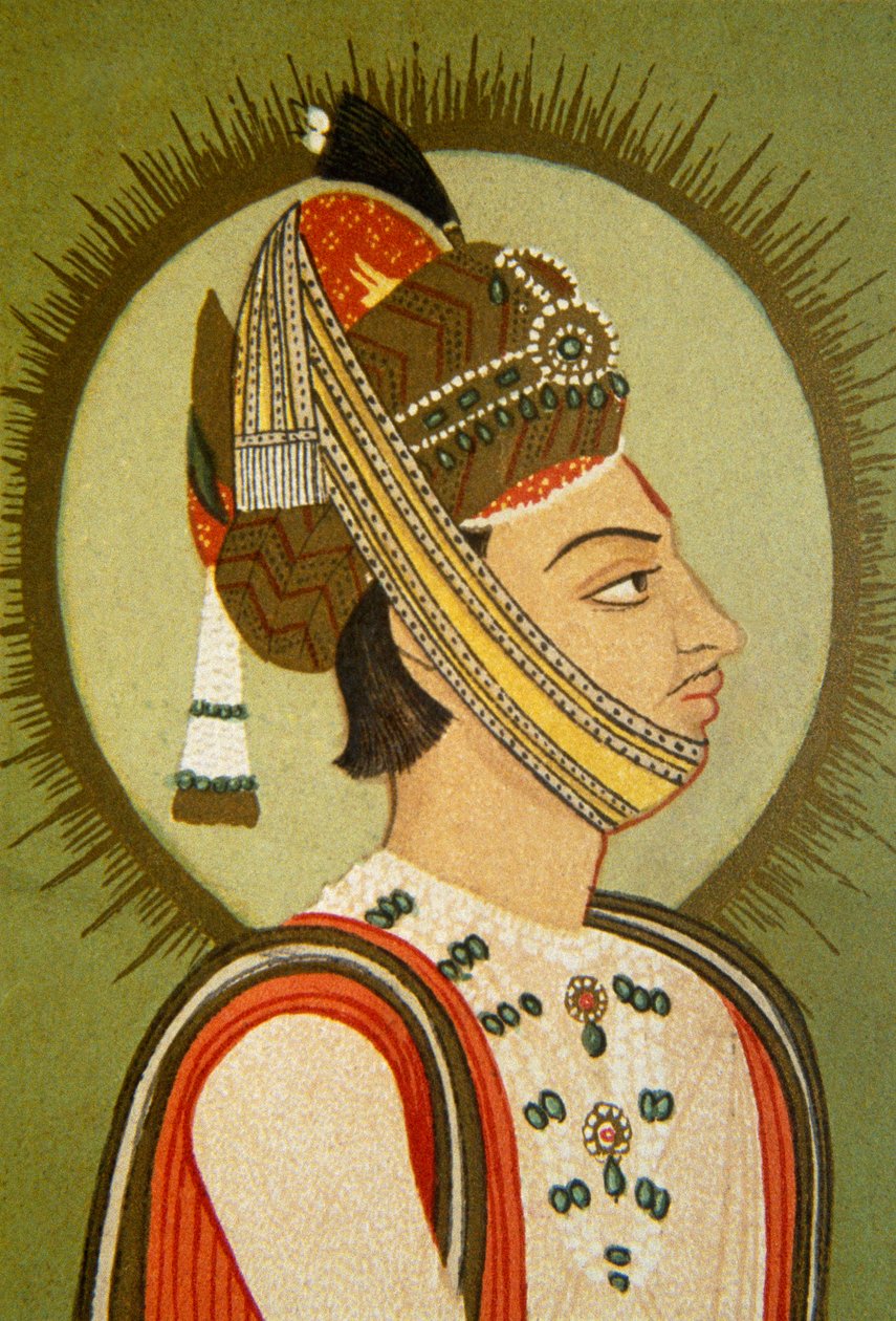 Portret maharadży Jaya Singha Iii, Jaipur, Radżastan, Indie autorstwa School Indian