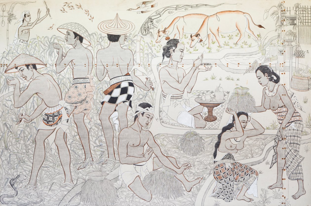 Pintura mural (mural)polonês autorstwa School Indonesian