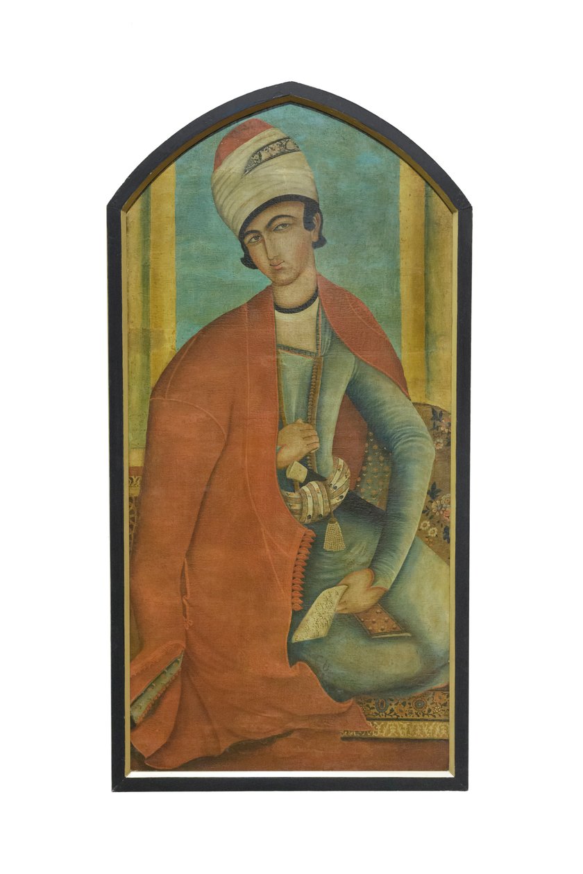 Książę Zand, nieznany artysta (olej na płótnie) autorstwa School Iranian