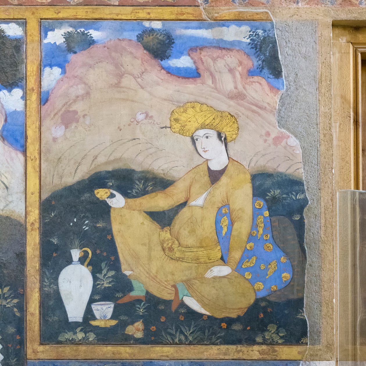 Świeże w Chehel Sotoun Palace, Isfahan, Iran autorstwa School Iranian
